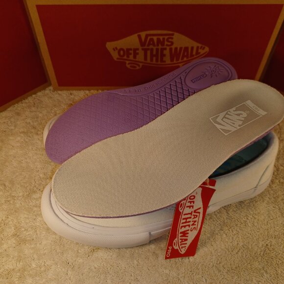 Vans Men's 4.5/Women's 6 Slip-On Pro White Canvas - Picture 12 of 12